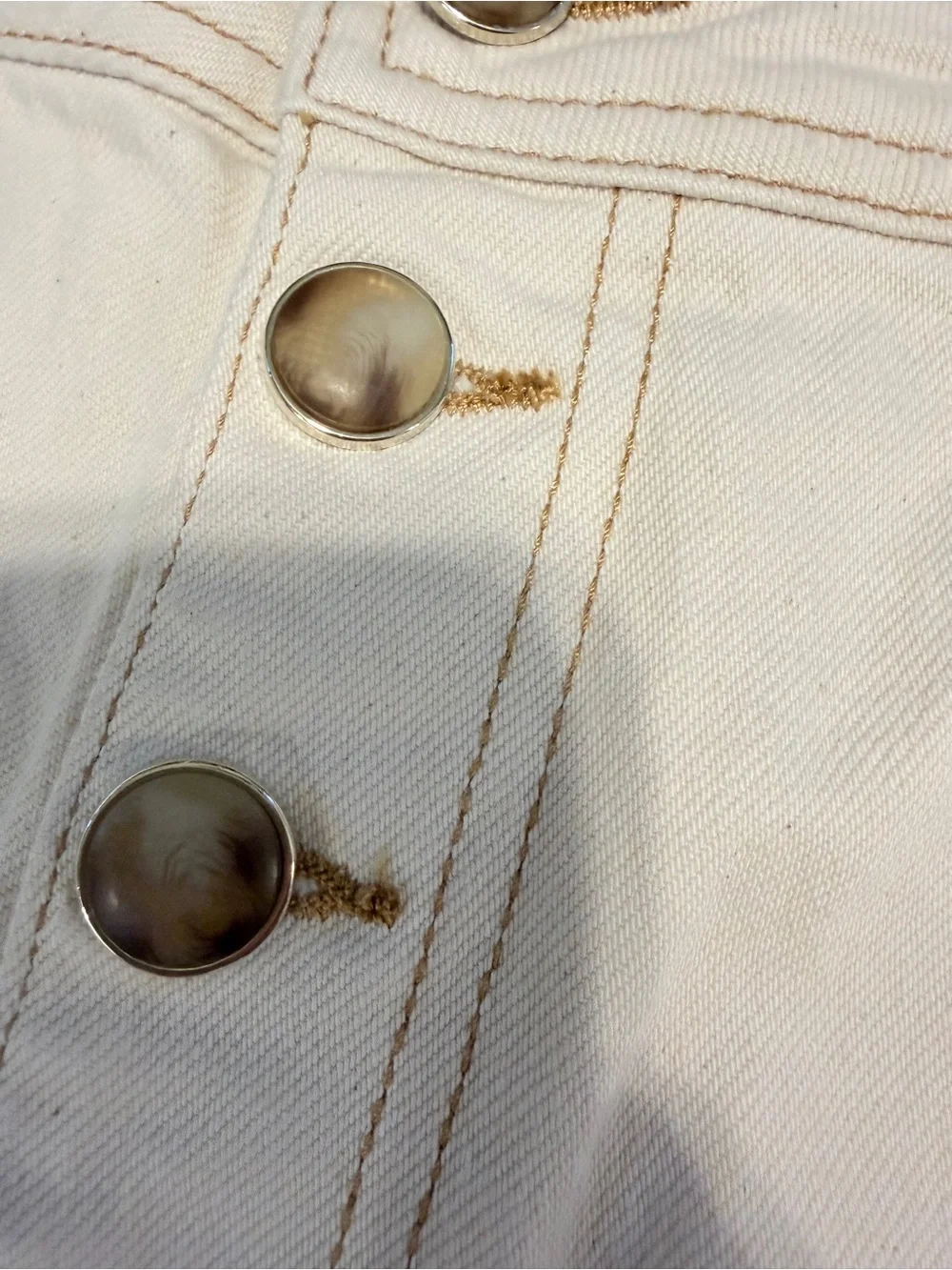 Sezane Le Crop denim size 42 (US 10) VGUC